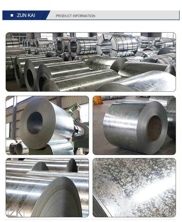 0.25 mm Thickness 1250 mm Width Gi Steel Coil