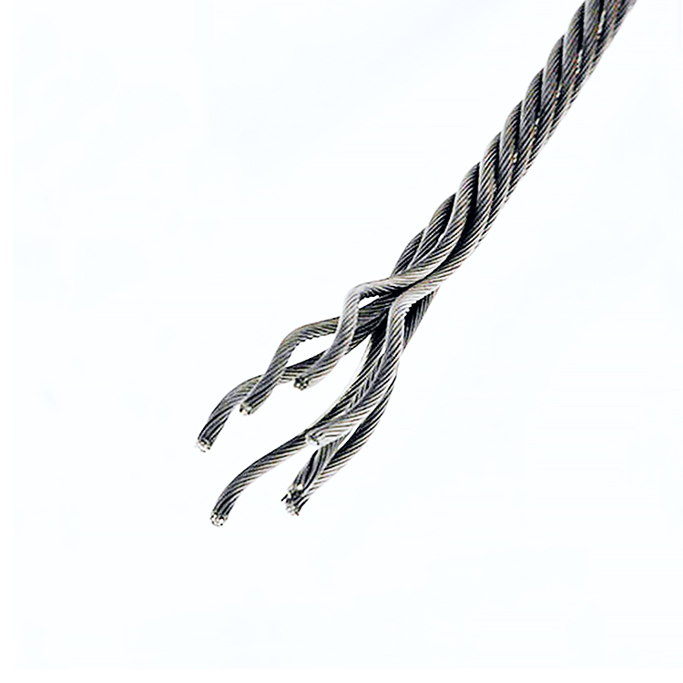 0.8mm-1*7 Galvanized Steel Wire Rope, Cut off, Custom Length Specification