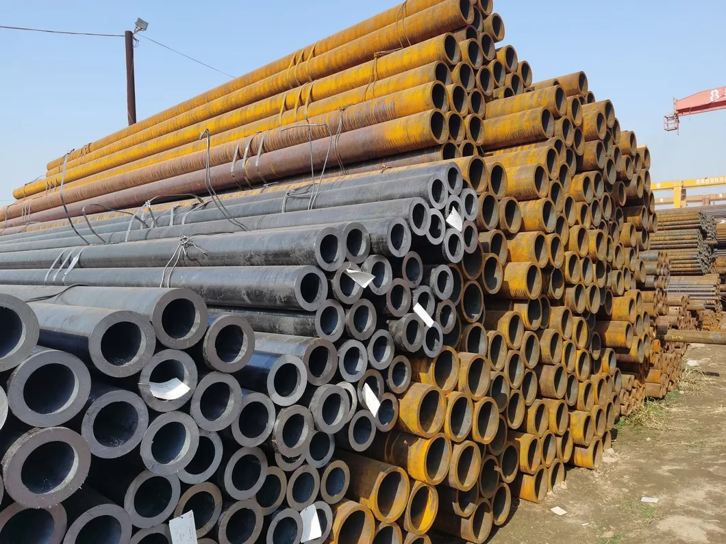 1/2"-24" (20mm-610mm) ASTM JIS DIN GB Standard Galvanized/ERW/Welded/Seamless/Spiral/Stainless/Casing Steel Pipe for Greenhouse/Scaffolding/Furniture