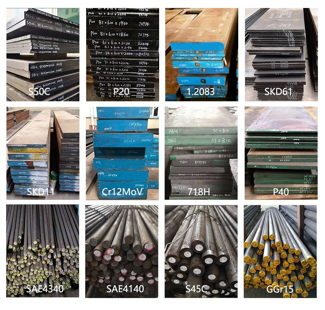 1.2738/ P20+Ni alloy steel Pre-hardened 33-38HRC Die Block