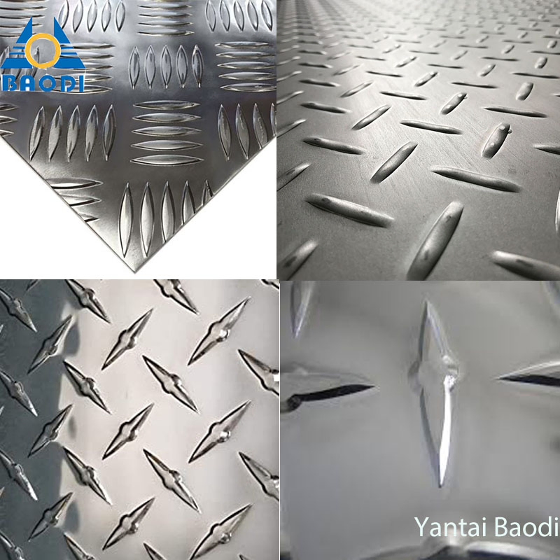 1000 Series 1200 H12 Aluminium Diamond Plate Flooring for Boat