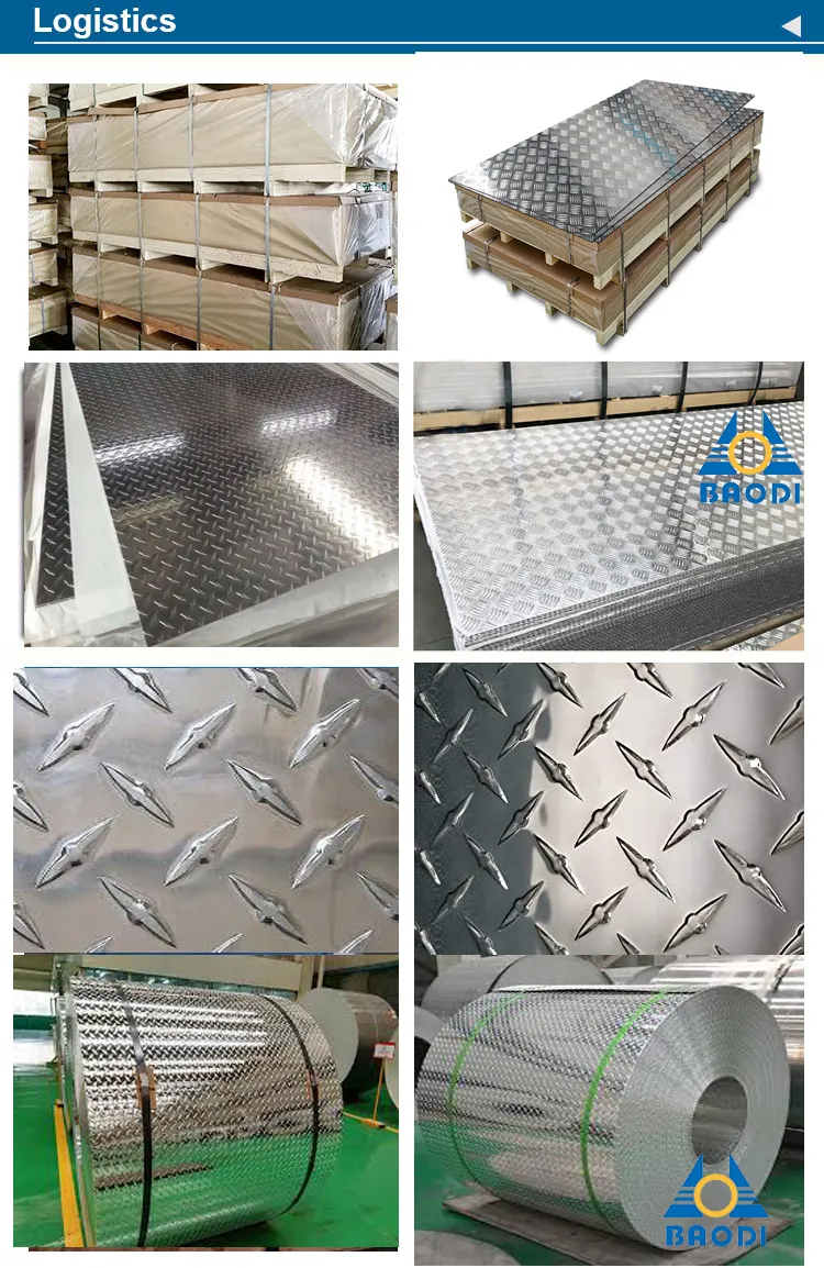 1000 Series 1200 H12 Aluminium Diamond Plate Flooring for Boat
