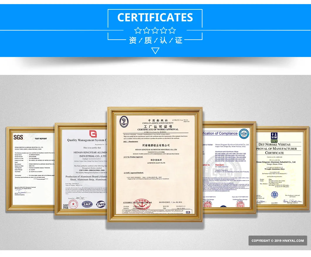KINGYEAR Certificates of Low Price AA8014 Aluminum Sheet/Coil/Strip From Factory