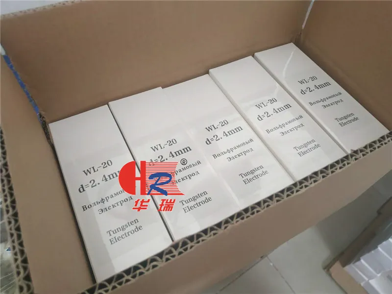 2.4mm*175mm Wt20 Tungsten Welding Electrodes