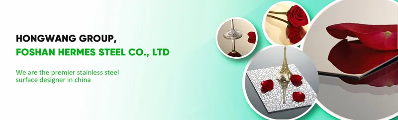 201 304 Mirror Etching Stainless Steel Panel for Hall Decoration