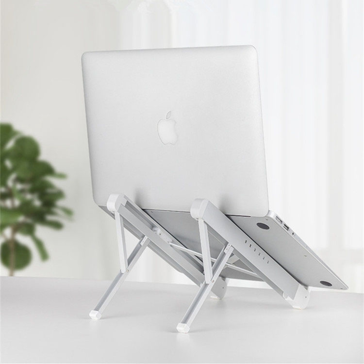 What makes an ergonomic vertical adjustable aluminum computer stand better than fixed metal risers