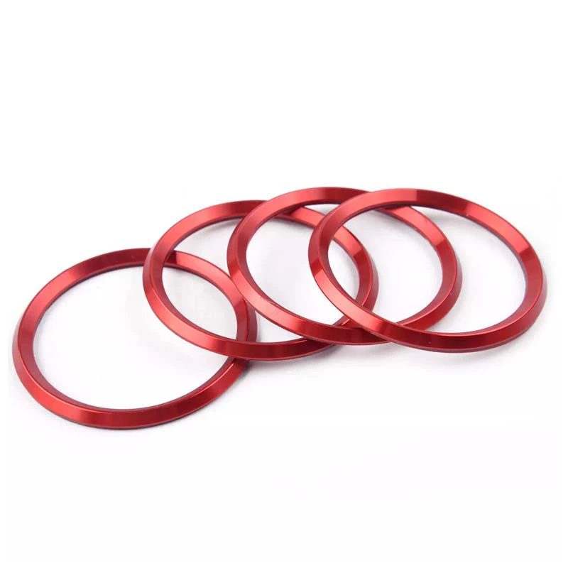 How Red Aluminium Alloy Hub Center Ring Improves Wheel Performance and Driving Safety