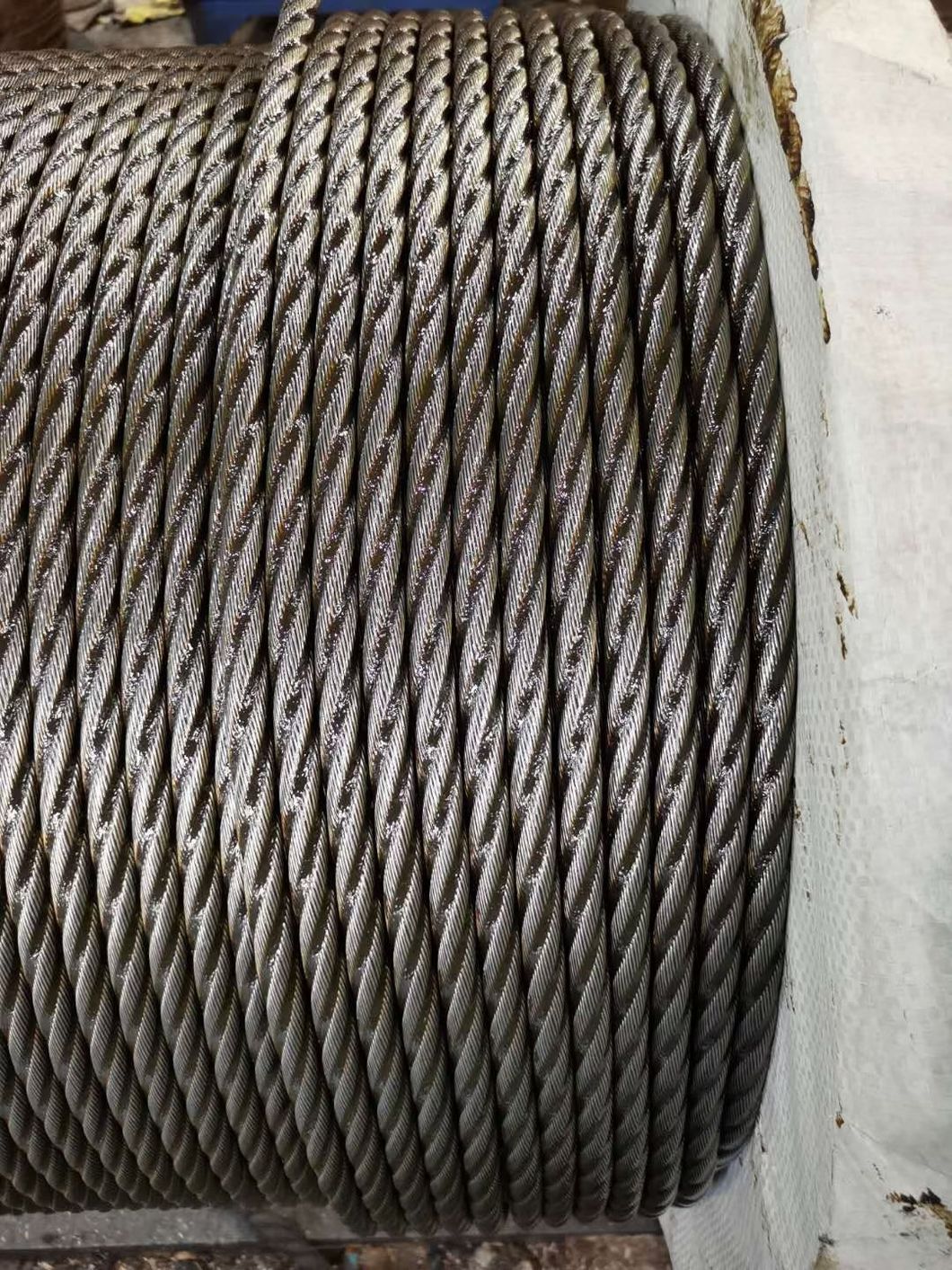 4V39s/4vx39s+5FC Ungalvanized Galvanized Steel Wire Ropefor Crane 33.5mm 35.5mm