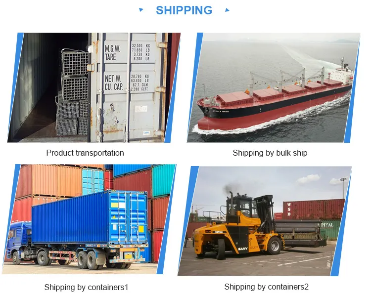 50*25*1.6mm Black Rectangular Steel Tubing for Africa