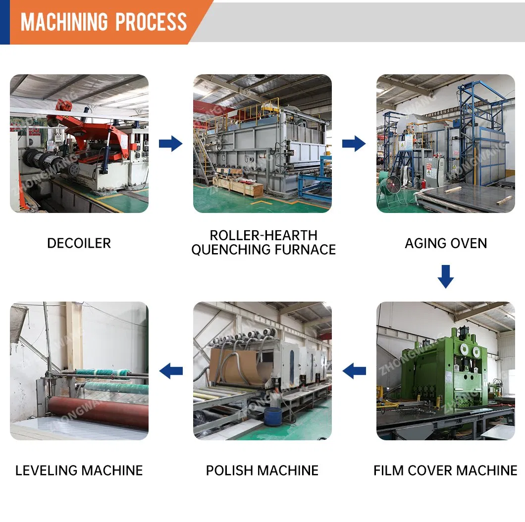 5005 5052 5083 6061 6063 7071 7075 8082 Color Embossed Aluminium/Aluminum Coil