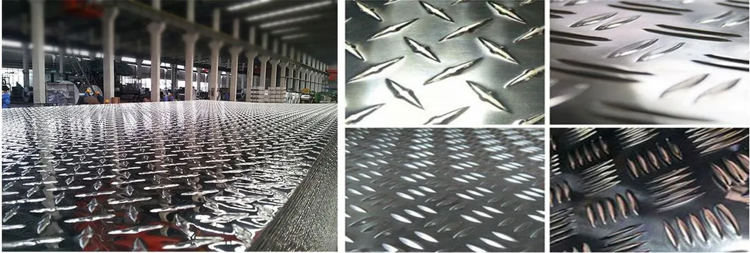 5083 1050 5052 6061 Chequered Aluminum Sheet for Floor and Construction Industry