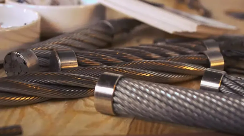 6X25fi 6X29 6X31 Ungalvanized Steel Wire Rope 10mm