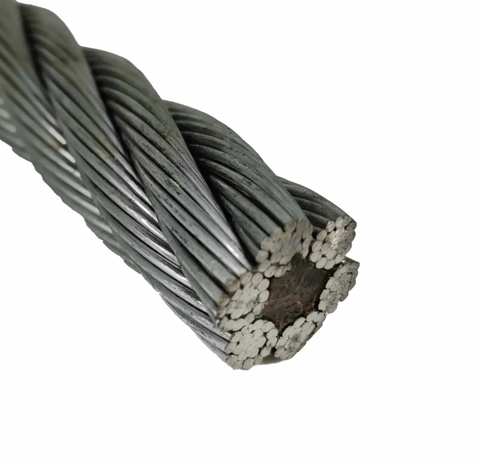 7*7 API, DIN, Atms , GB Steel Wire Rope Diameter 29mm Galvanized Steel Wire Rope PVC Coated for Hanger Fixing and Strapping