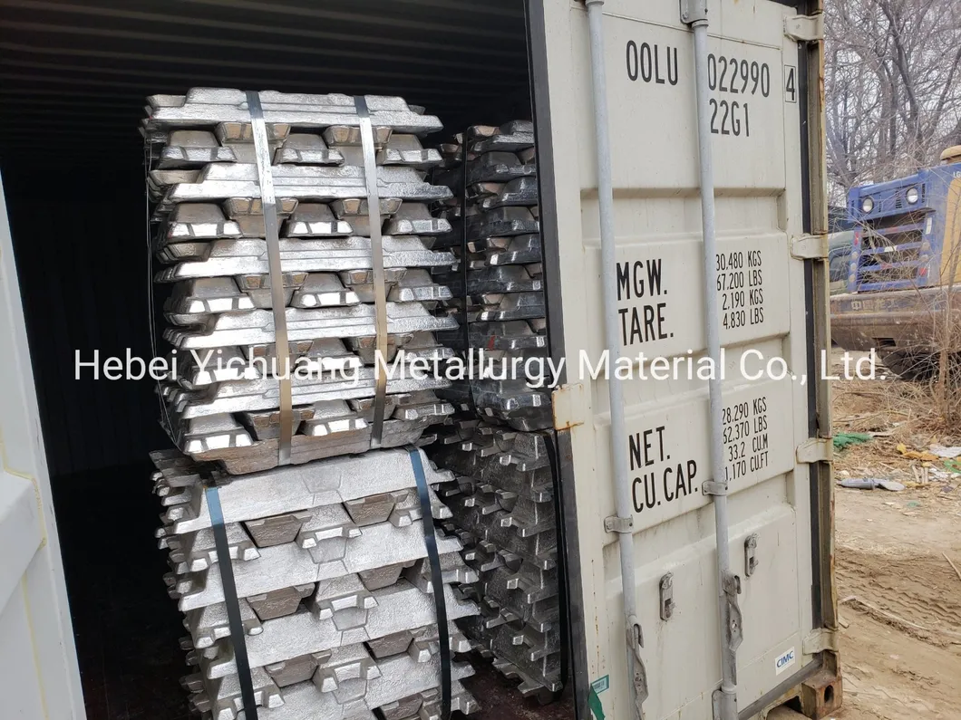 99.9% Pure Aluminum Ingots Primary Aluminium Ingot