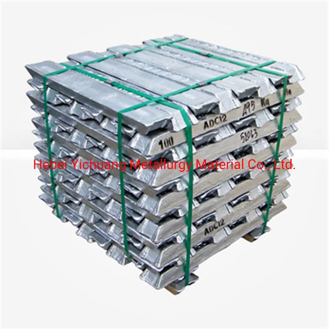 ADC12 Aluminum Alloy Ingot From Stock A380 ADC 12