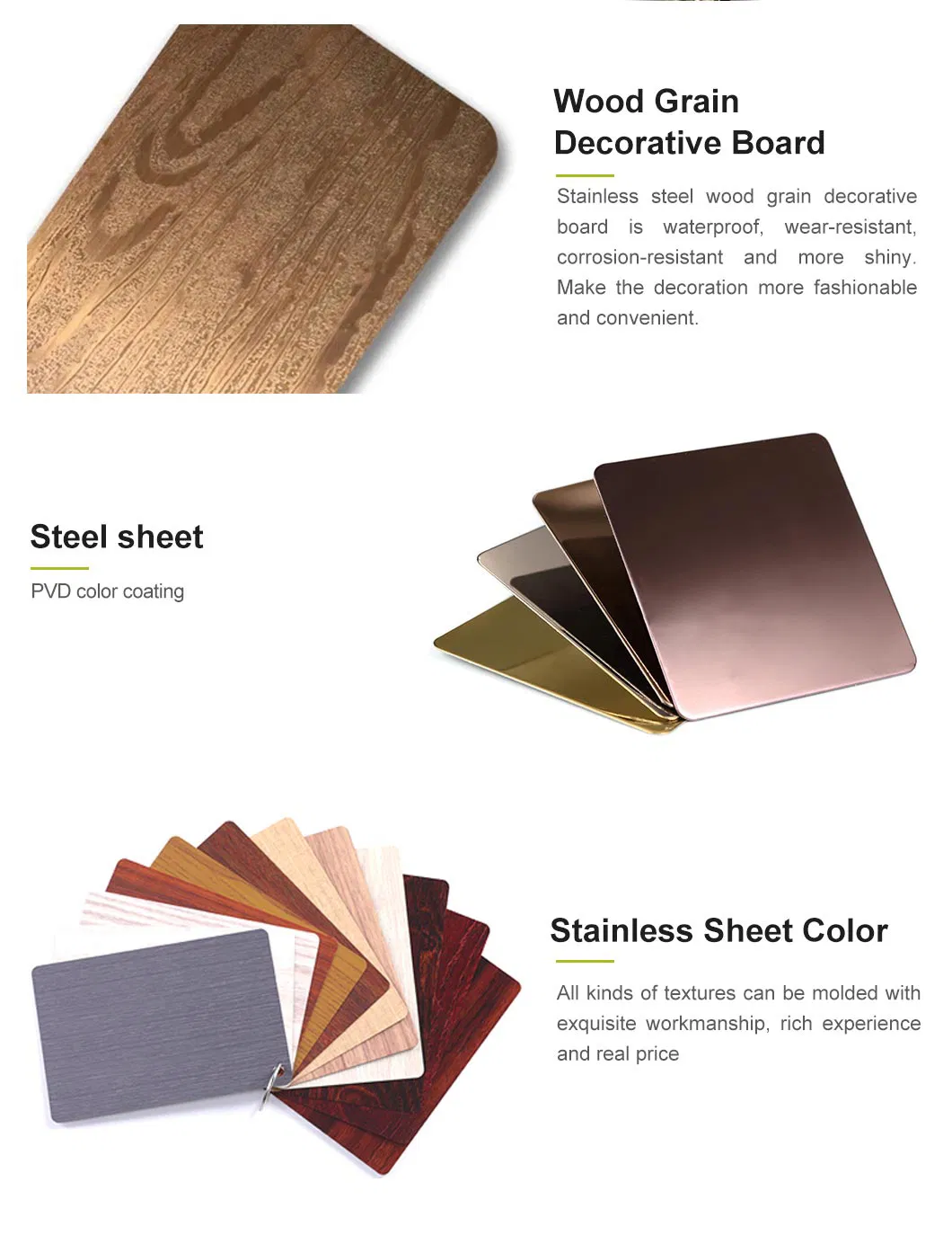 ASTM A480 Ti-Coid 0.3mm 0.6mm 0.8mm 1mm 2mm 3mm 4mm 6mm Color Coating 2b Ba Vibration Decoration 4X8 Inox Austenitic Stainless Steel Sheet