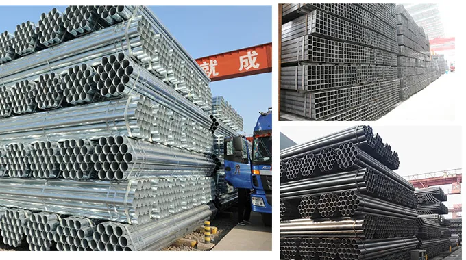 ASTM A500 Grade a Hot Dipped Welded and Non-Alloy Galvanized Square Steel Tubes