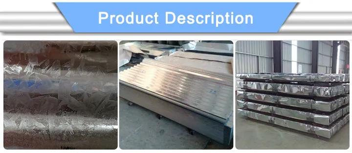 Building Material Galvanized Corrugated Roofing Steel Sheet