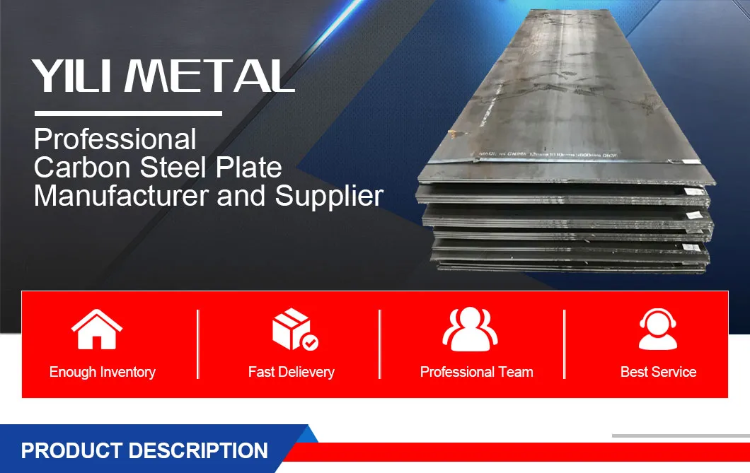 Carbon Steel Nm400 A36 Q235 Q345 Q460 Q550 Q690 Steel Plate/Steel Sheet