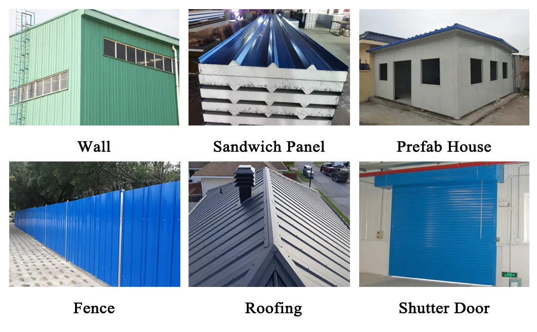 Color Coating Roof Corrugated Steel Sheet Galvalume Aluzinc Roofing Sheet