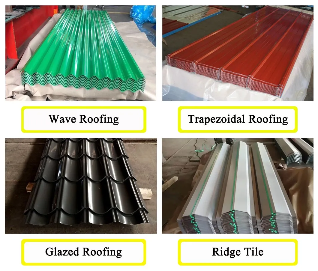 Color Coating Roof Corrugated Steel Sheet Galvalume Aluzinc Roofing Sheet