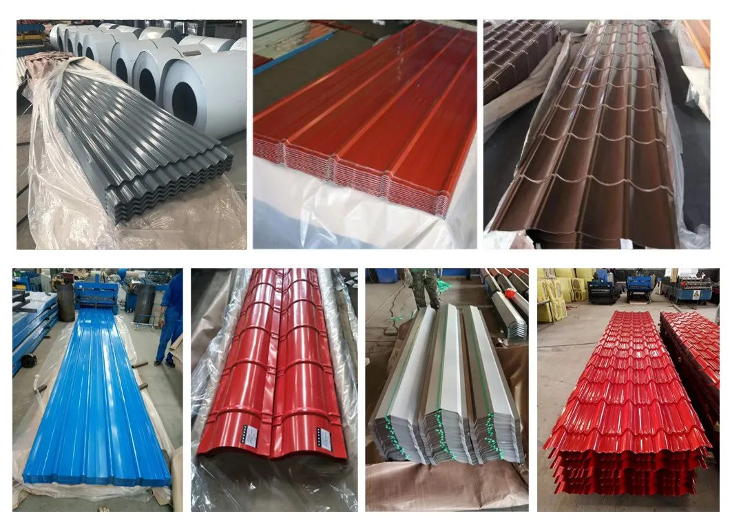 Color Coating Roof Corrugated Steel Sheet Galvalume Aluzinc Roofing Sheet