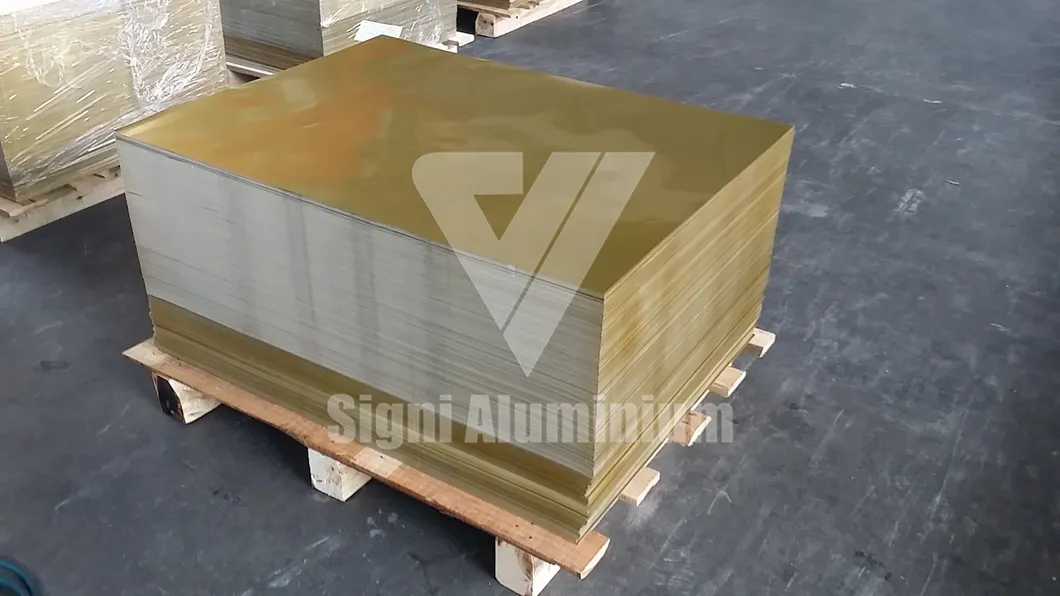 Color Printed Aluminum Sheets for Bottle Cap 3105 8011