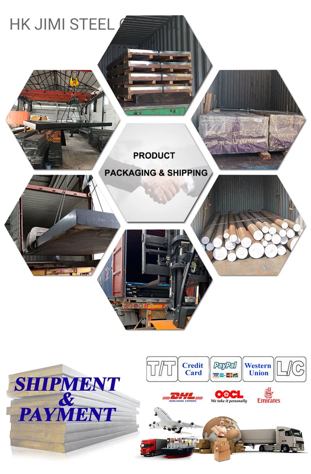 DC53 Grade Flat Bar/Steel Plate/Steel Sheet Alloy Tool and Die Steel Price Per Kg