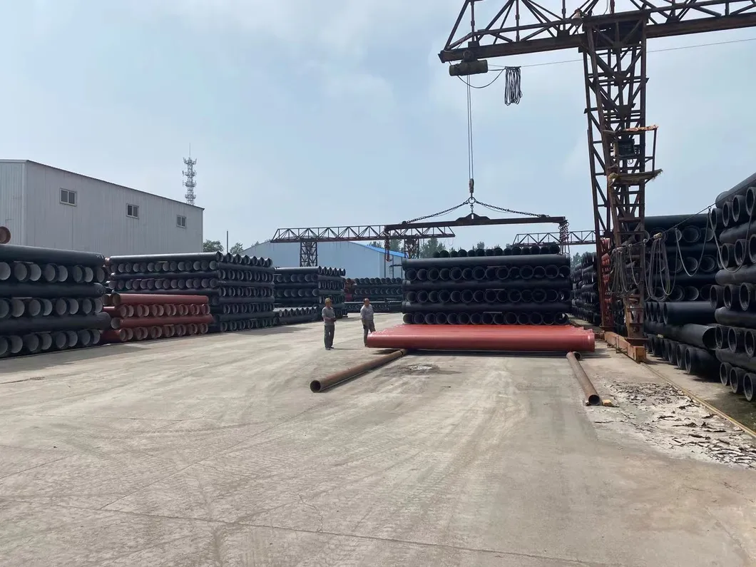 Ductile Cast Iron Di Pipes ISO2531 En545 Push on T Type Joint