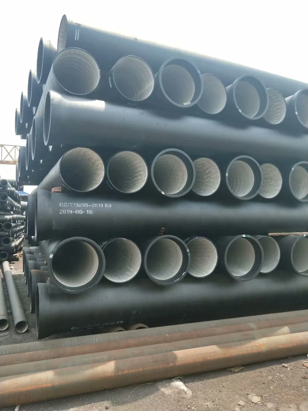 Ductile Cast Iron Di Pipes ISO2531 En545 Push on T Type Joint