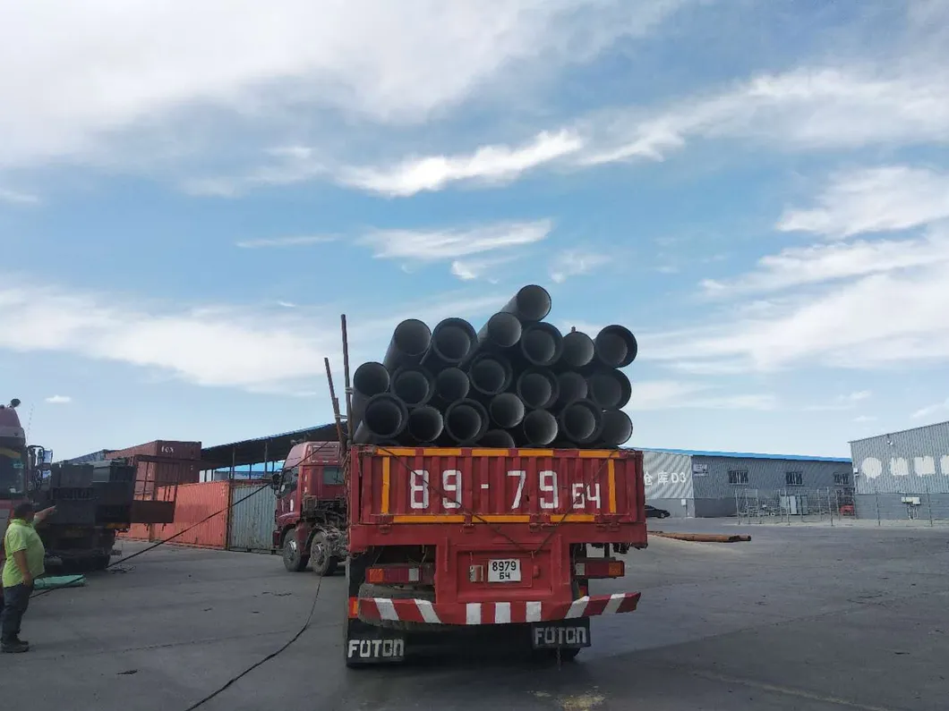 Ductile Cast Iron Di Pipes ISO2531 En545 Push on T Type Joint
