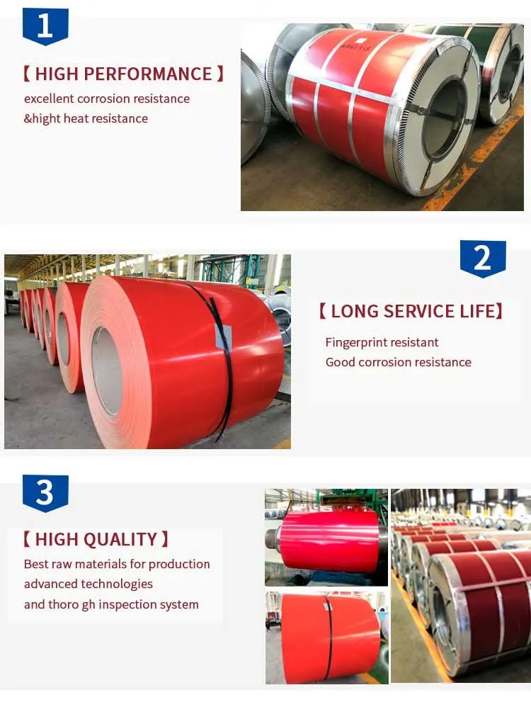 Dx51d 0.27*1250 Printed Color-Coated Galvanized Steel Coil