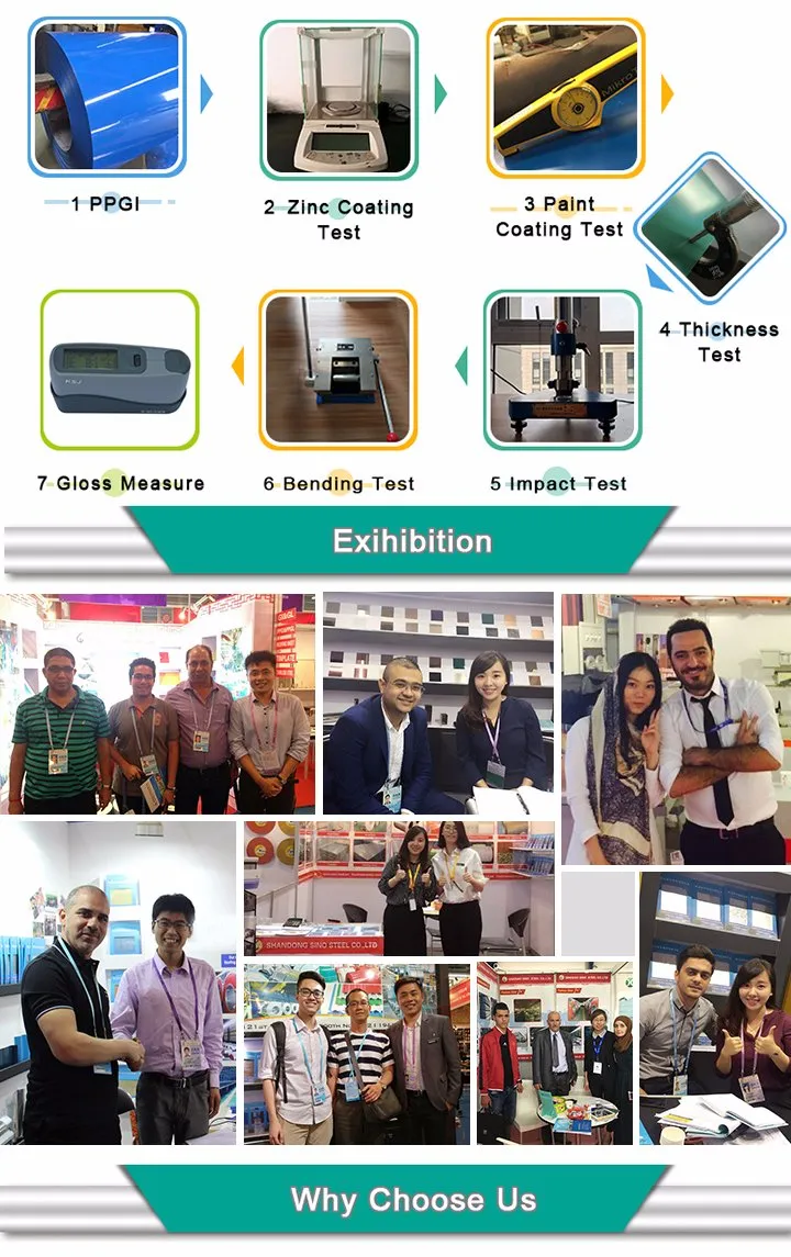 Dx51d Z180 25/5um PPGI Color Coated Steel Coil