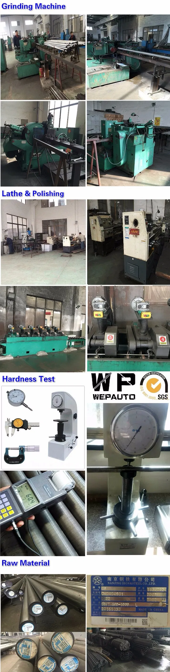 Factory Supply Ck45 Bar Round Steel Bar for Lift Hydraulic Cylinder