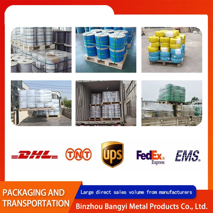 7*7 6*7+Iws 1.5-10mm Stainless Steel Wire Rope