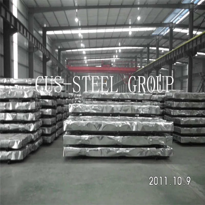G90 Zinc275G/M2 Solomon Island Galvanised Sheet Metal/Galvanized Iron Roofing Plate
