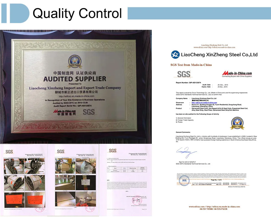 Gi Gl PPGI PPGL Hot Dipped Galvanized Steel Coil