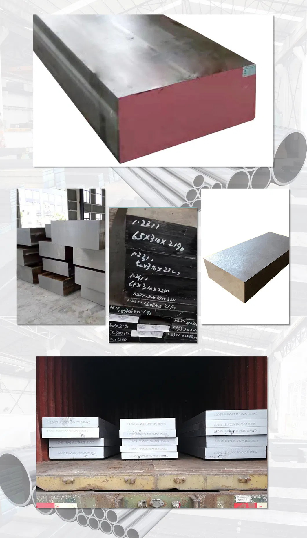 Good Quality Nak80 Steel Price in China Plastic Mold Steel Flat Bars to Make Mirror Steel Mold