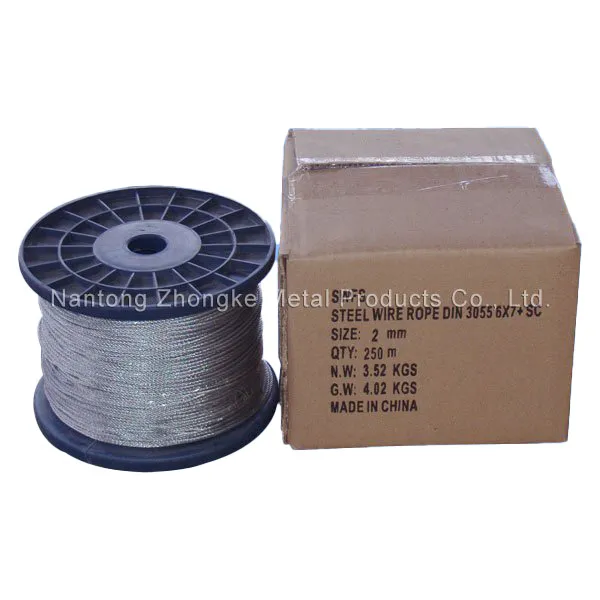 High Quality Non Twisting Flexible 8mm Steel Wire Rope Galvanized Price From Manufacturer