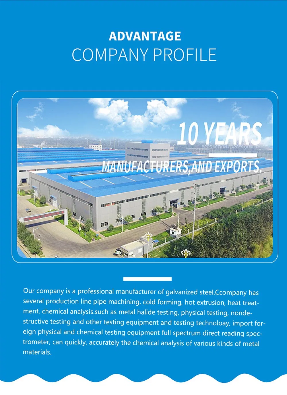 Hot DIP Galvanized Iron Pipe