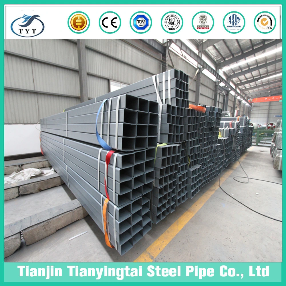 Hot Dipped Galvanized Square Steel Pipe According to BS Standard