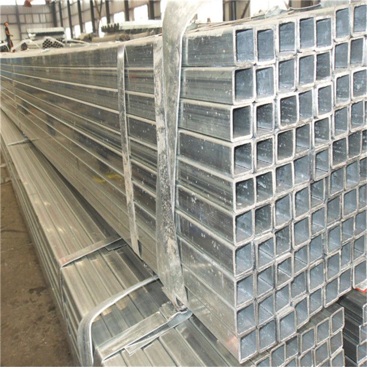 Hot Dipped Galvanized Welded Rectangular / Square Steel Pipe/Tube/Hollow Section/