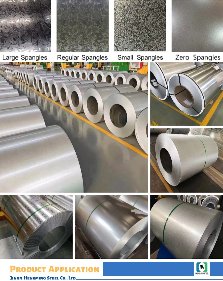 Hot Sale 1.95mm 2.3mm 1219mm 1500mm Full Hard Ss340 Ss550 ASTM Galvanzied Gi Z350 Steel Coil