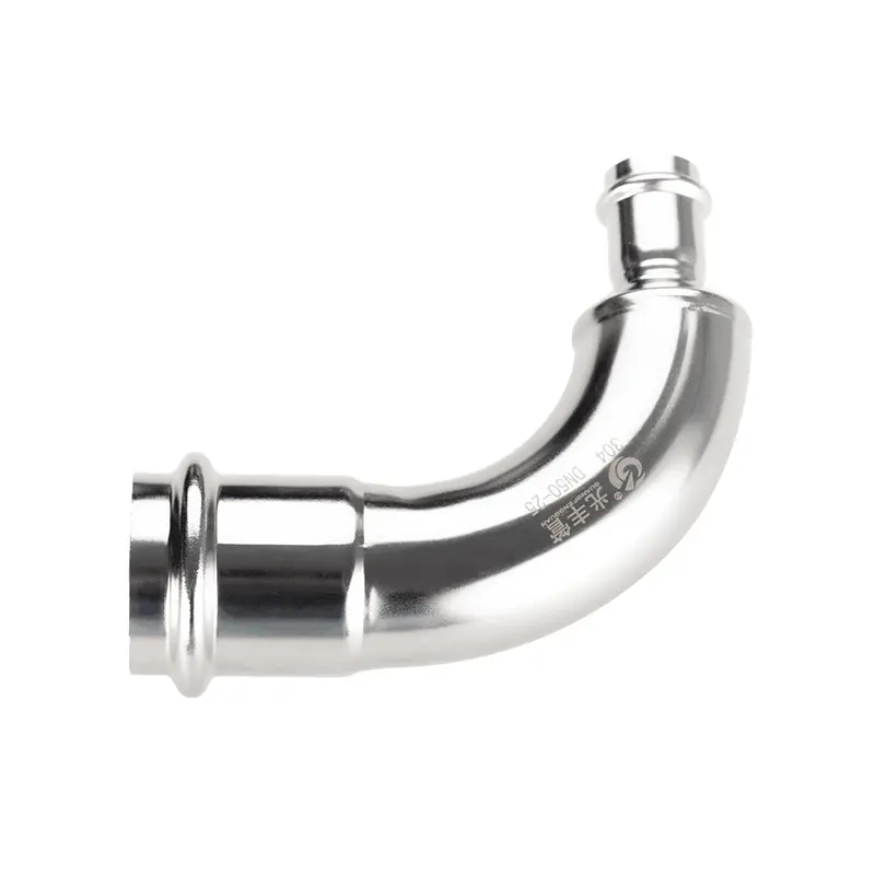90 Degree Reducing Elbow Stainless Steel Double Press Fittings