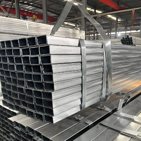 Exquisite galvanized square tube