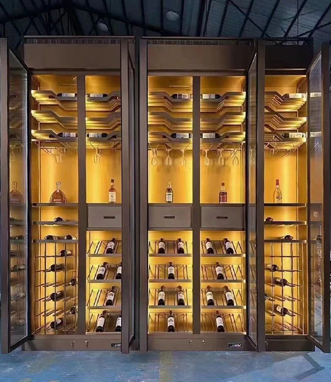 Aluminum Wine Cabinet