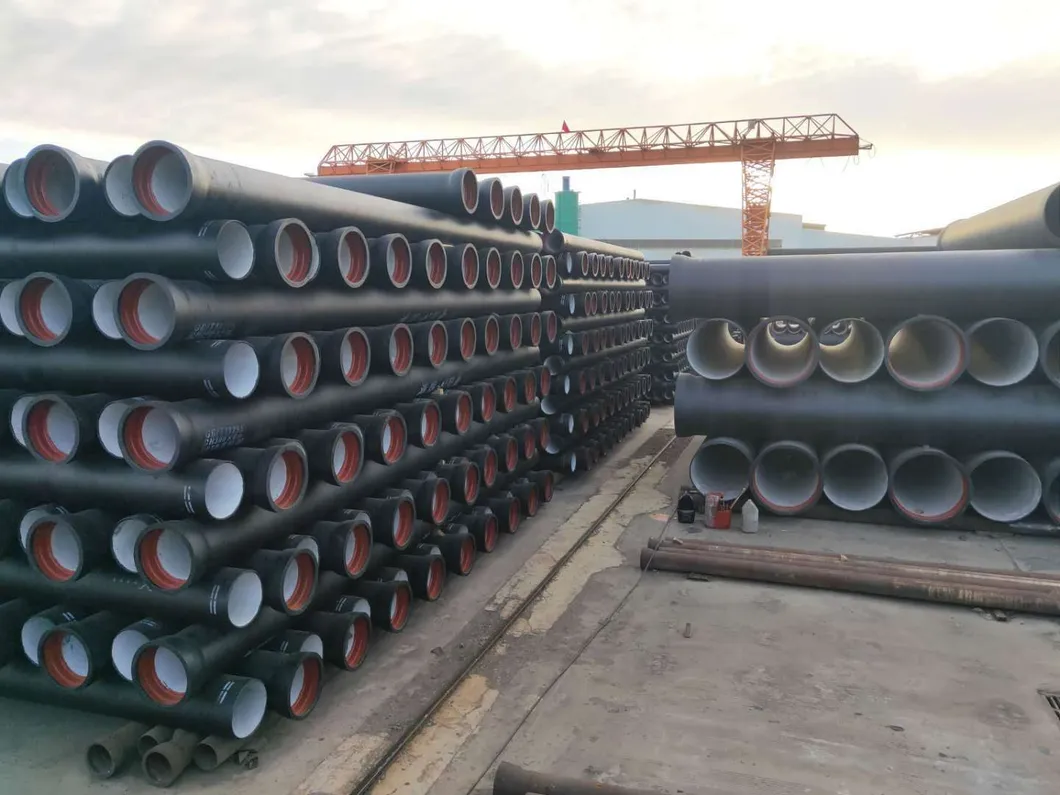 ISO 2351 Class K9 DN80mm to DN2000mm Dci Pipe Di Pipe Ductile Cast Iron Pipe Manufacturers for Water