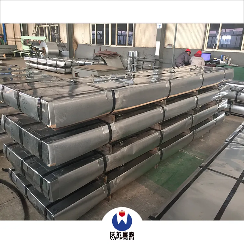 Metal Roofing Cold Rolled Corrugated Galvanized Steel Sheet