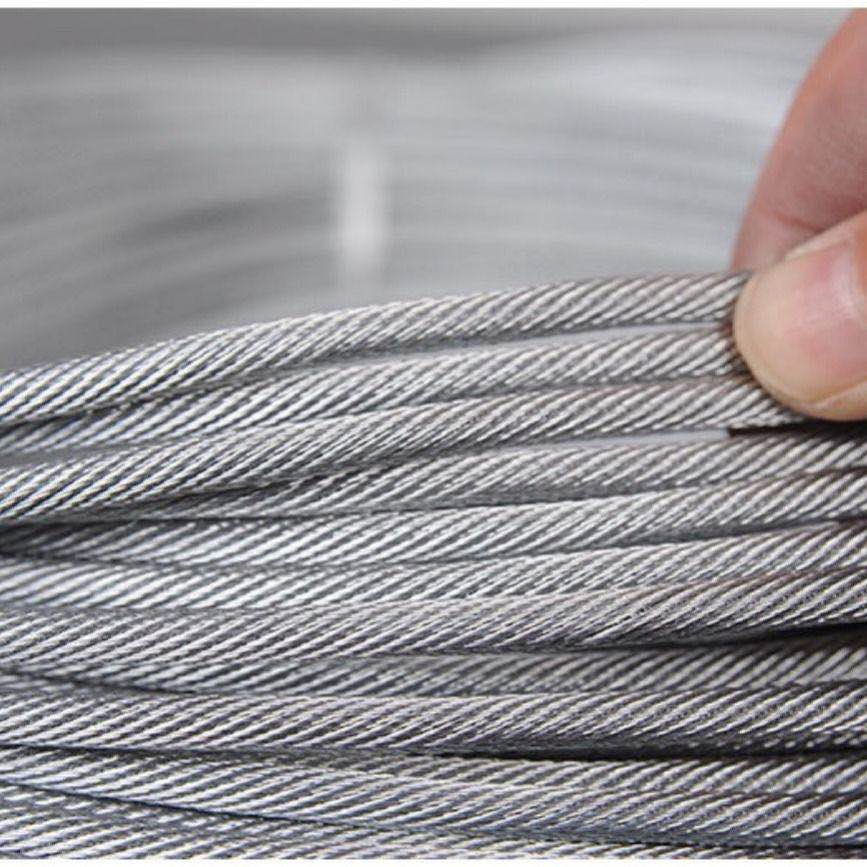 Non-Rotating Steel Wire Rope 18X7 Ungalvanized and Galvanized Iron Rope 12mm for Crane Winches