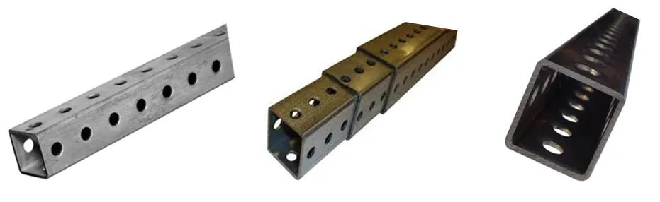 Perforated Square Tubes
